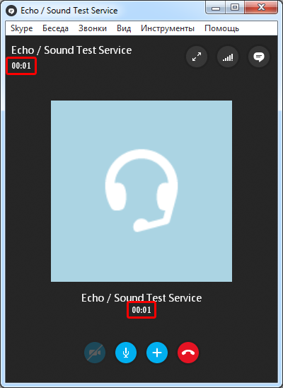 skype echo sound test missing